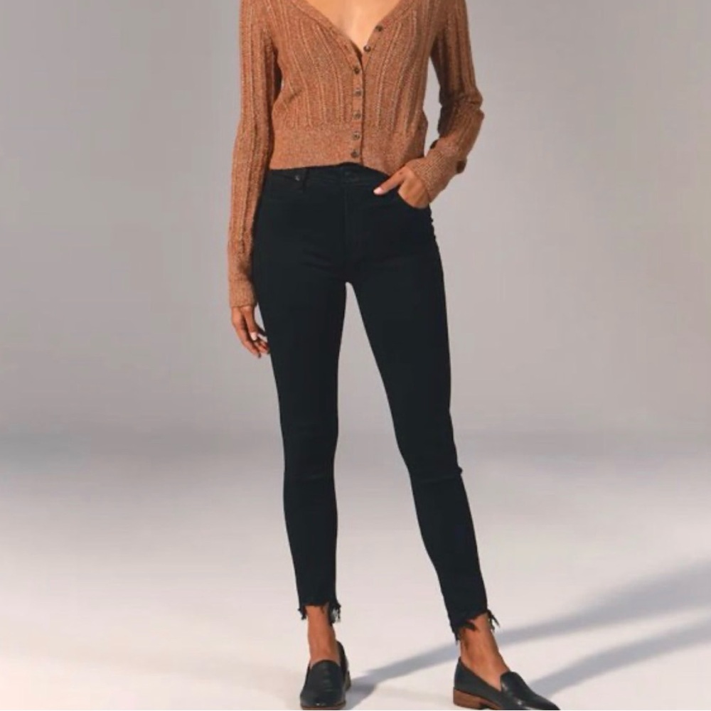 Abercrombie & Fitch Curve Love High Rise Super Skinny Jeans